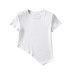 asymmetrical stretch sports T-shirt  NSAC47001
