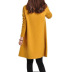 Casual Solid Color Long-Sleeved Dress NSYF47025