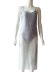 sequins mesh stitching bodysuit dress NSCZ47159