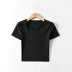 solid color slim T-shirt NSHS47171