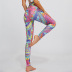 impresión de pantalones de yoga de cintura alta NSNS47235