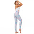 tight high waist printing sports yoga pants NSNS47271