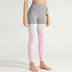 knitted yoga contrast color stitching fitness pants NSNS47300