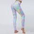 tight high waist printing sports yoga pants NSNS47310