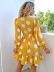 fashion polka-dot long-sleeved short dress NSYI47339
