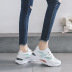 Lace up mesh breathable thick sneakers NSNL48725