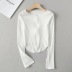 Two side zip knit cardigan NSAC48772