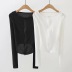 Two side zip knit cardigan NSAC48772