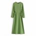 vestido de lino de primavera NSAM49132