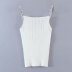 pearl sling simple knitted vest NSAM49143