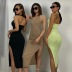 new sexy strip stretch slim dress NSAC49185