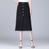 Simple single-breasted high waist skirt  NSYZ49405