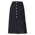 high-waist draped casual folds skirt NSYZ49409