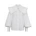 camisa de manga larga de algodón con cuello de muñeca NSYSB49442