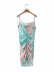 spring tie-dye drawstring suspender dress NSAM49505