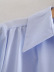 V-neck elastic waist simple shirt dress NSAM49527