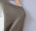 Irregular cut out long-sleeved shirt & tank top set NSAM49536