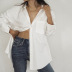 simple pure cotton long-sleeved shirt NSYSB49655