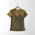 sexy net yarn short-sleeved t-shirt  NSAC49707