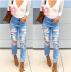 summer new fashion sexy ripped jeans NSYF49730