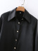 loose silk satin texture shirt NSAM49755