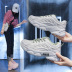Mesh breathable low cut thick sneakers NSCF49856