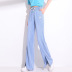 nuevos pantalones drapeados azules de verano NSYZ49885