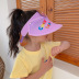 Rabbit decor children visor hat NSCM49898