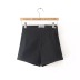 summer new  high waist zipper stretch denim shorts NSAC49948