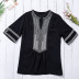summer new stitching embroidery lace shirt NSSI50101