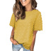 chiffon summer new pure color shirt NSSI50223