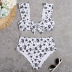 printed two-piece swimsuit NSALS50333