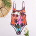 floral printed one-piece swimsuit NSALS50336