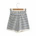 spring striped knitted shorts NSAM50345