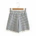 pantalones cortos de punto a rayas de primavera NSAM50345