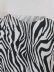 spring zebra pattern lace-up T-shirt  NSAM50355