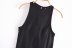 spring sleeveless black dress  NSAM50421