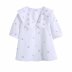 blusa de popelina con bordado de primavera NSAM50474