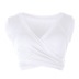 summer sleeveless tie cropped short vest NSLIH50506