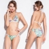 Conjunto de traje de baño bikini halter estampado de moda NHLUT50633