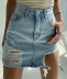new high waist short denim skirt NSHS50533