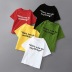 fashion letter printing short-sleeved T-shirt NSHS50562