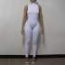 fashion summer new style solid color jumpsuit NSMX50564