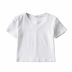camiseta de manga corta con cordón elástico en la espalda NSAC50841