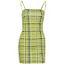 spring new slim striped sling dress NSMEI50878