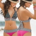 Fashion Polka Dot Printed Split Bikini Swimsuit  NSLUT53578