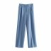 Self tie cropped tailored pants NSAM47413