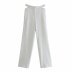 Fashion solid color side cut tailored pants NSAM47416