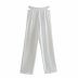 Pantalones a medida de corte lateral de color sólido de moda NSAM47416
