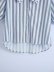 fashion striped doll collar blouse NSAM47441